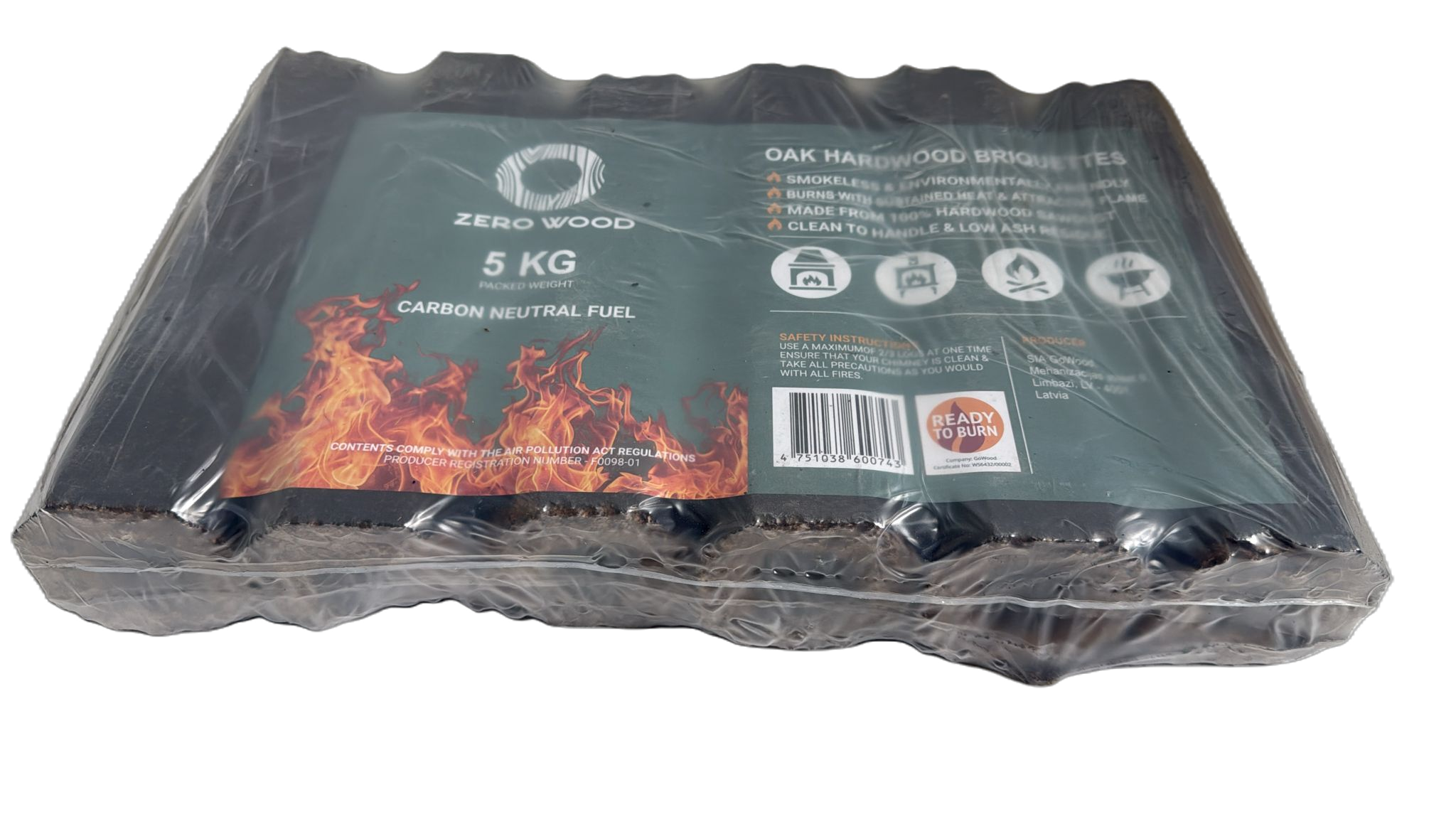 Pini Kay briketes, 192 x 5 kg