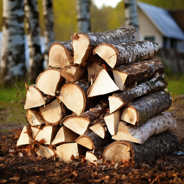 Kaltēta bērza malka, 90 x 24l